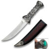 Celtic Pentacle Ritual Dagger – Collector’s Edition Curved Blade with Ornate Handle & Sheath