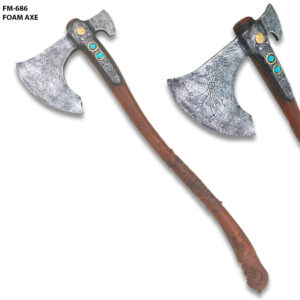 37" Fantasy Leviathan God War Viking Foam Axe Kratos Cosplay Blade