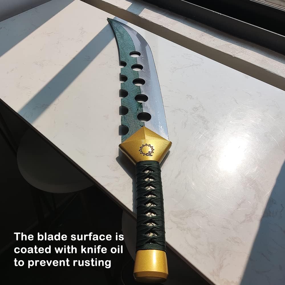 Meliodas' Demon Sword Lostvayne Green and Silver Blade