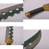 Meliodas' Demon Sword Lostvayne Green and Silver Blade