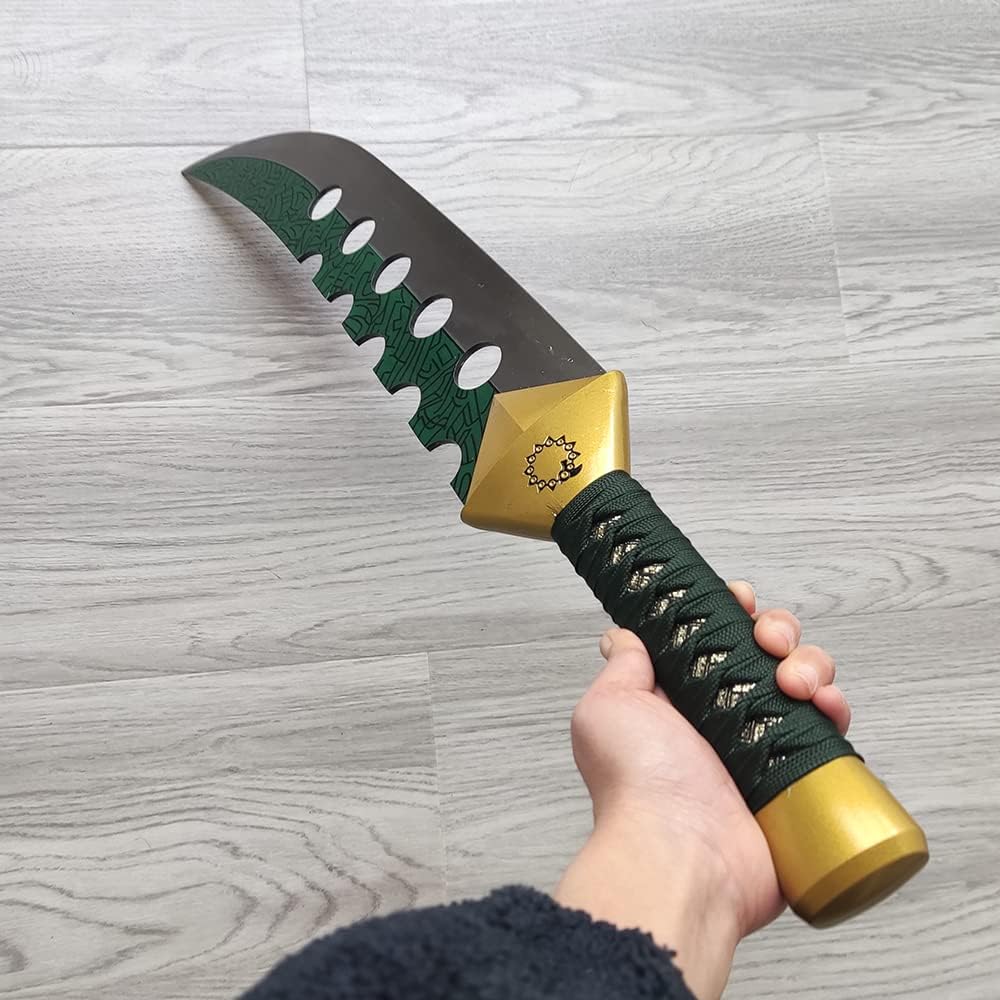 Meliodas' Demon Sword Lostvayne Green and Silver Blade