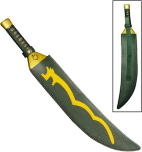 Meliodas' Demon Sword Lostvayne Green and Silver Blade