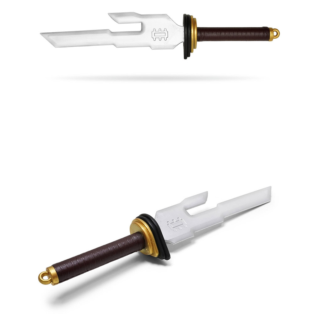 Spear of Heaven All FOAM With Brown PU Handle and Black Chain