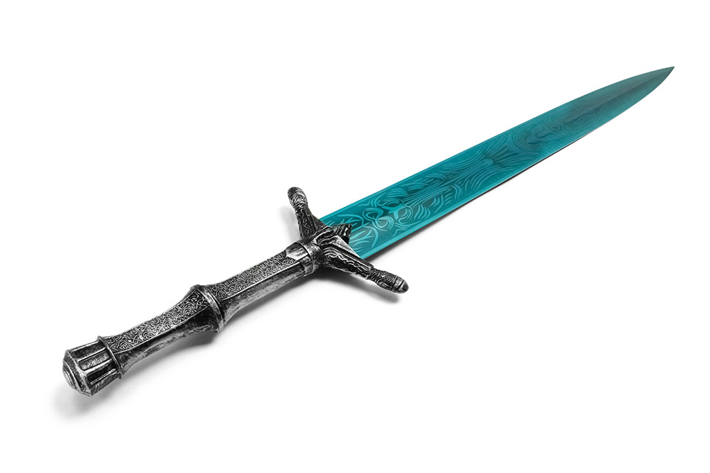 Blue Greatsword Two Hand Replica Metal Sword