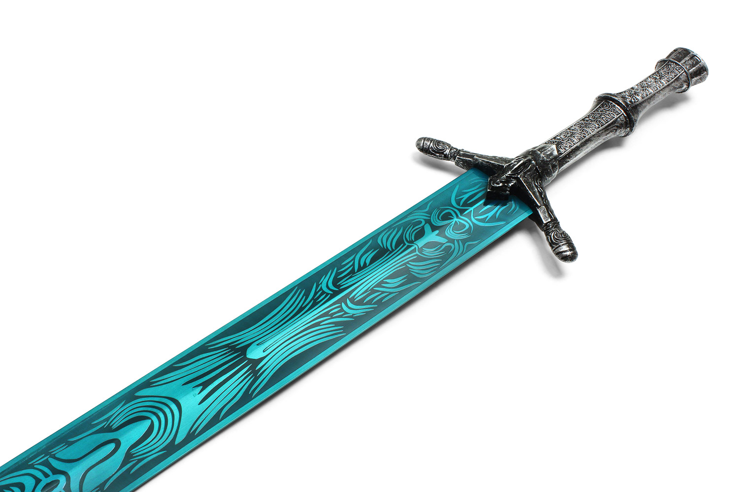 Blue Greatsword Two Hand Replica Metal Sword