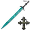 Blue Greatsword Two Hand Replica Metal Sword