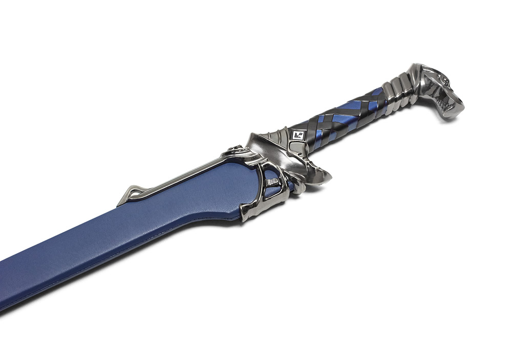 Icing Death Replica Metal Sword with  Blue Hardwood  Scabbard