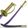 34" Anime Cutlass Replica Black and Purple Blade