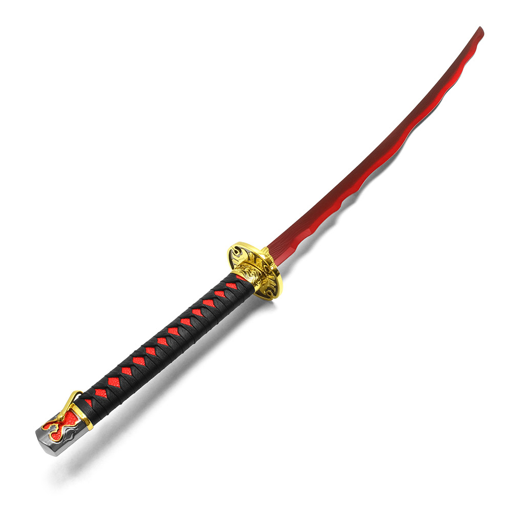 Blood Katana Sword Non Sharp Blade
