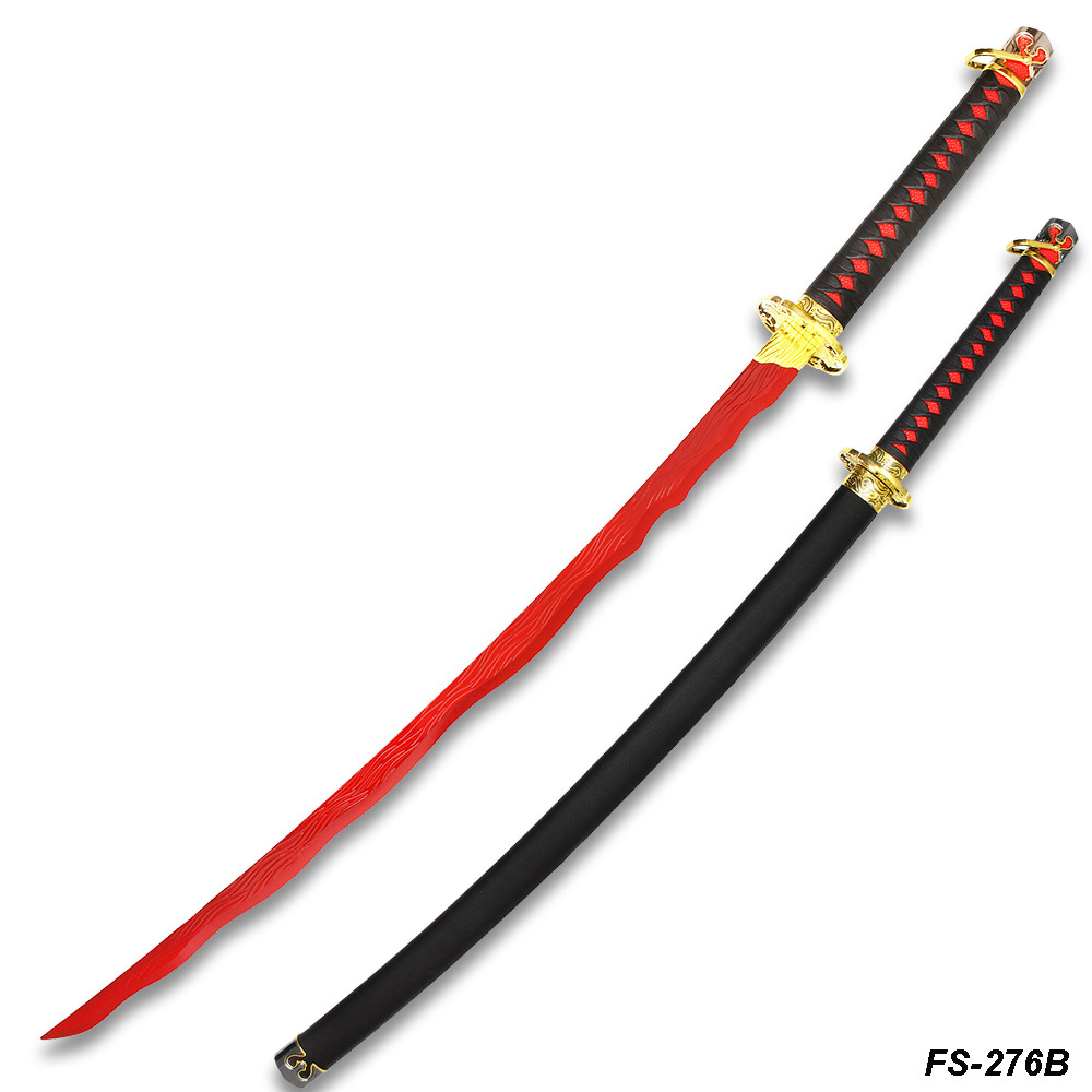 Blood Katana Sword Non Sharp Blade