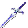 Game Genshin Impact Sacrificial  Purple Sword Cosplay