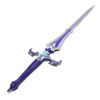 Game Genshin Impact Sacrificial  Purple Sword Cosplay