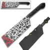 Jujutsu Kaisen Cleaver  Black Red and White Blade Printed Full Tang