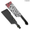 Jujutsu Kaisen Cleaver  Black Red and White Blade Printed Full Tang