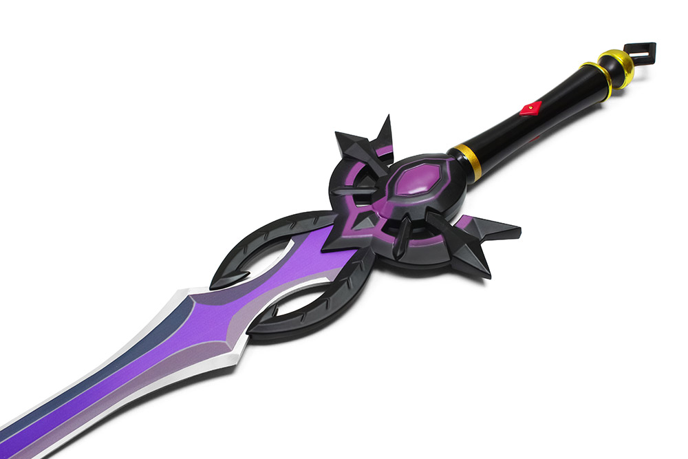 Game Genshin Furina Weapon Festering Desire Sword  Purple  Cosplay