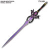Game Genshin Furina Weapon Festering Desire Sword  Purple  Cosplay
