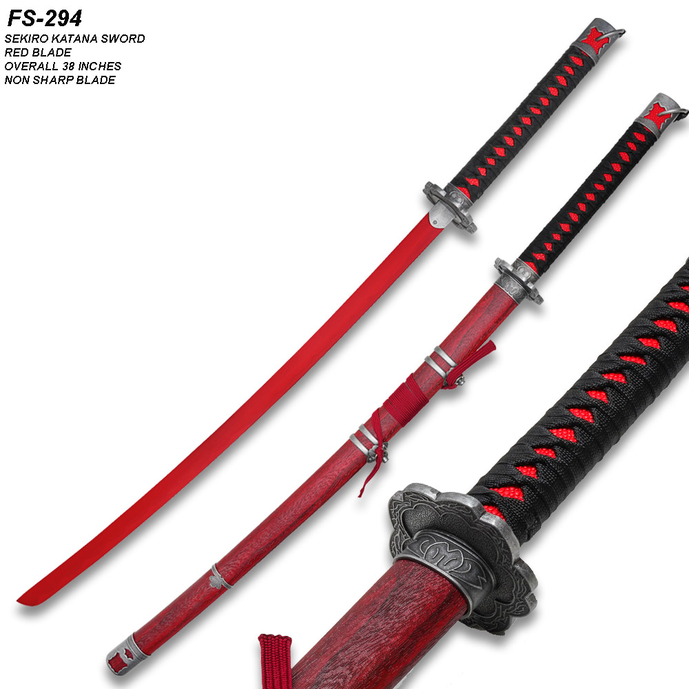 Mortal Blade Katana - Sekiro: Shadows Die Twice Red Blade
