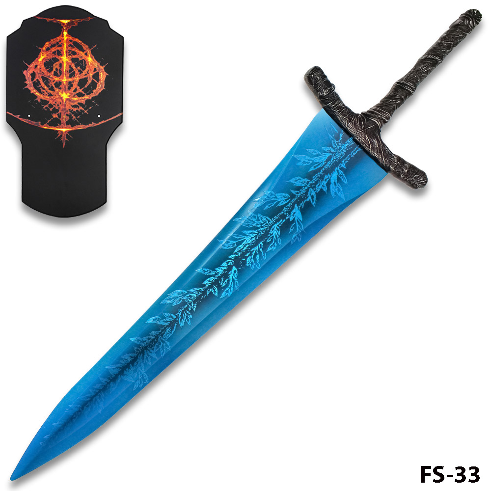 Dark Moon Greatsword Edken Ring Blue Metal Sword