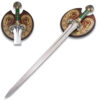 LOTR Sword of Eowyn Medieval Sword Emerald Green Handle
