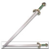 LOTR Sword of Eowyn Medieval Sword Emerald Green Handle