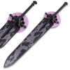 Black Clover Asta Demon Slayer Sword Replica – Oversized Anime Greatsword with Wall Display Plaque