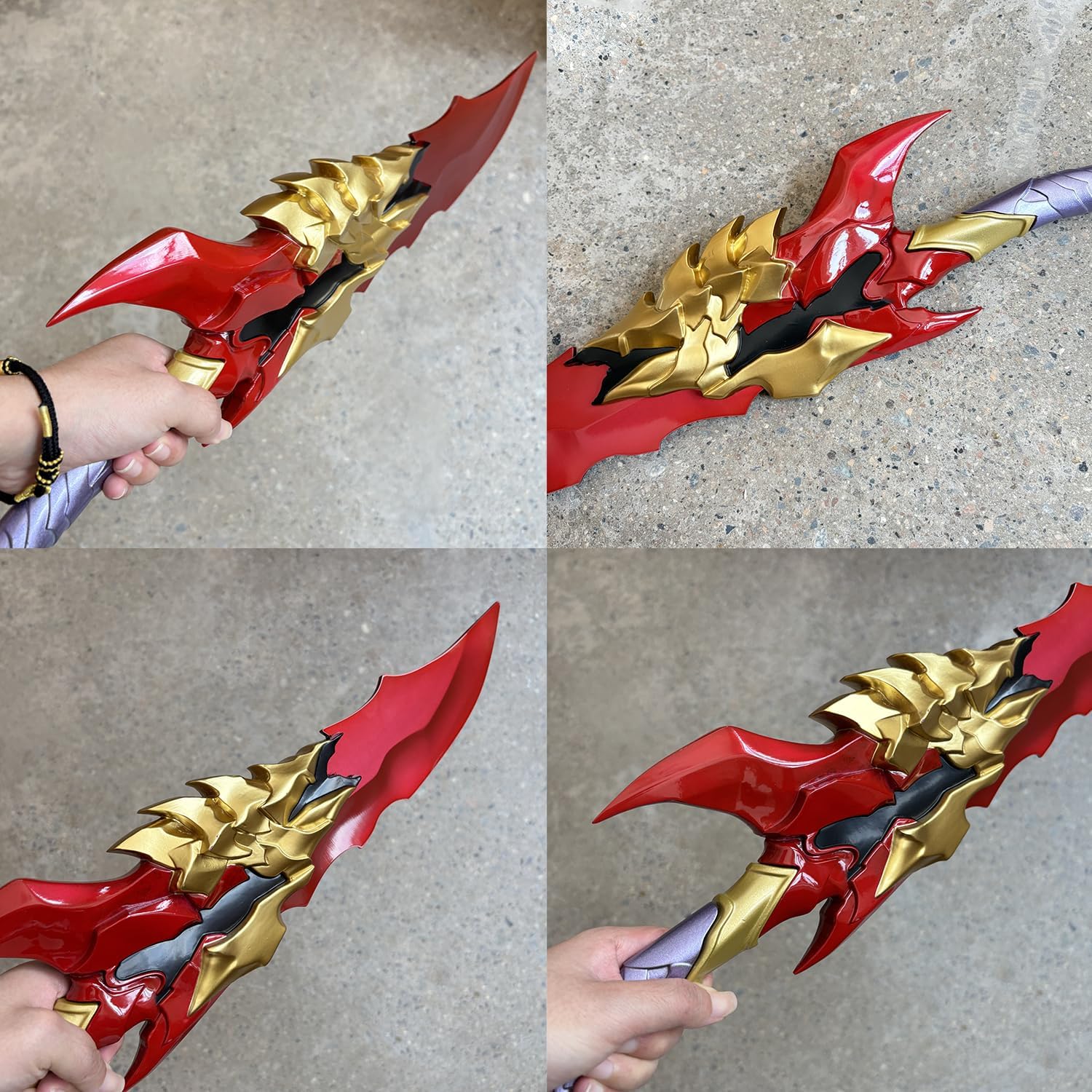 Kamish's Wrath Solo Leveling Dagger - 23.5" Stainless Steel Anime Replica with Display Stand