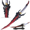 Abyssal Flame Reaver Solo Leveling Dagger - 24" Stainless Steel Anime Replica with Display Stand
