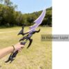 Voidstrike Shadow Serpent Sword- 24.5" Stainless Steel Anime Replica with Display Stand