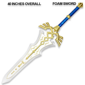Blue and Gold Zelda New Foam  Cosplay Sword Costume LARP Blade Collection
