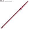 71" Fantasy Cosplay Foam Red Spear