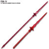 71" Fantasy Cosplay Foam Red Spear