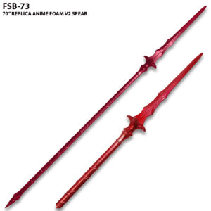 71" Fantasy Cosplay Foam Red Spear