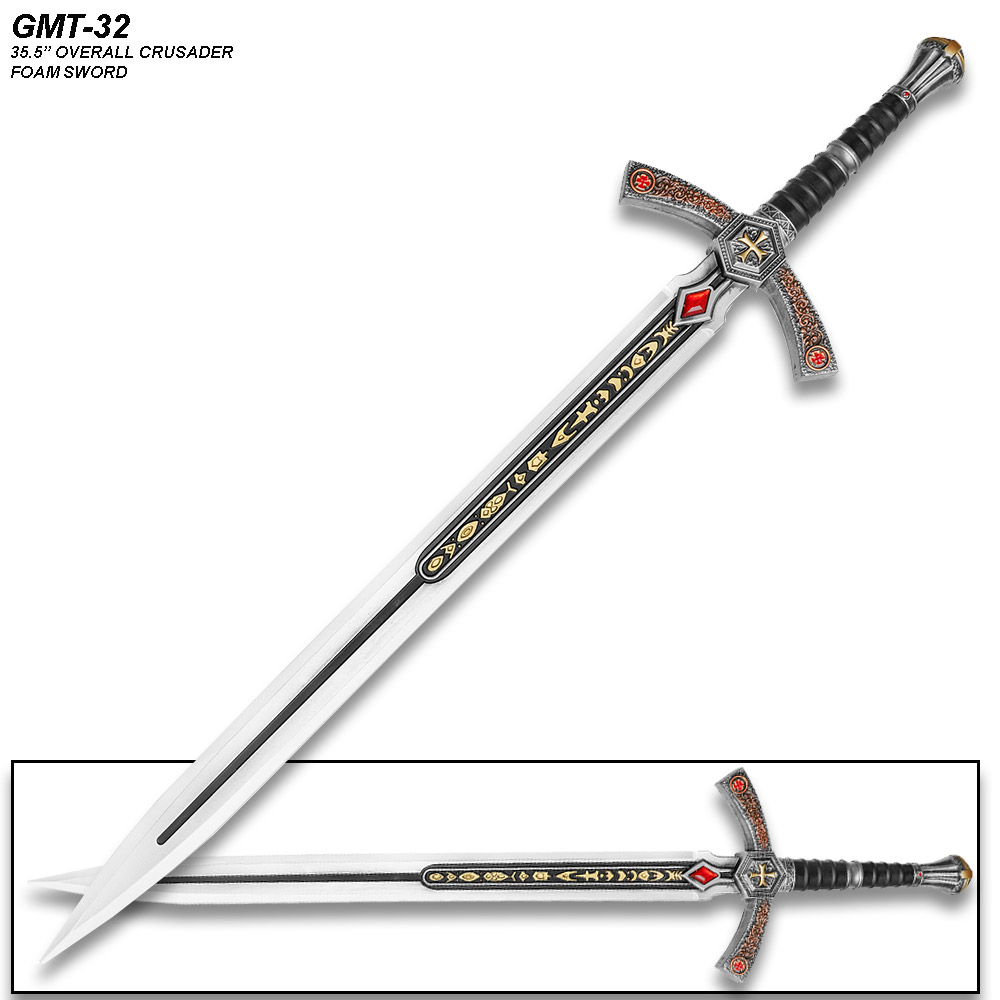 Jeweled Crusader Sword All Foam