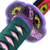 Demon Slayer  Larmuroki Pink Eyeballs Graphic Scabbard Handmade Katana Sword