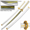 Full Tang Handmade Demon Slayer 41" Metal Kaiga Ku Samurai Sword Replica  Sharp
