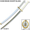 Full Tang Handmade Demon Slayer 41" Metal Kaiga Ku Samurai Sword Replica  Sharp