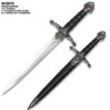 Dragon Dagger With Scabbard 14.55" overall Sliver Blade