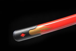 Saya C Sacred Ultra Blood Red Replica Sword Fang