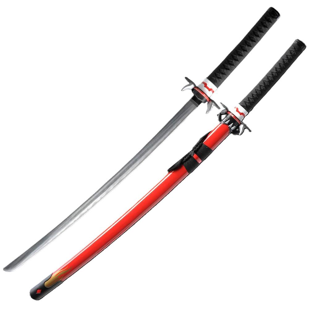 Saya C Sacred Ultra Blood Red Replica Sword Fang