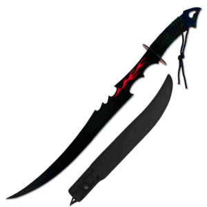 Series Red Flame Samurai Fantasy Sword