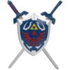 Zelda Hylian Shield & Swords Triforce Wall Mini Display Set