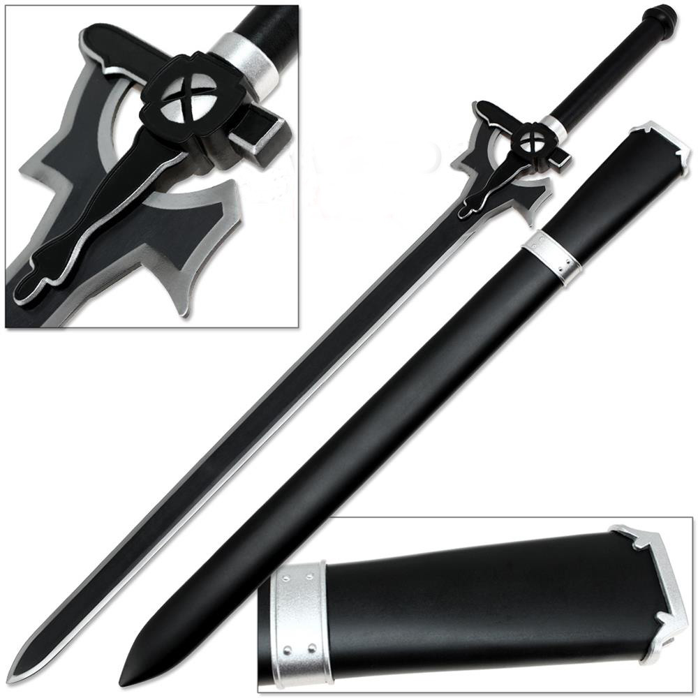 Kirito Elucidator SAO Sword Art Online Steel Handle & Blade Replica V2