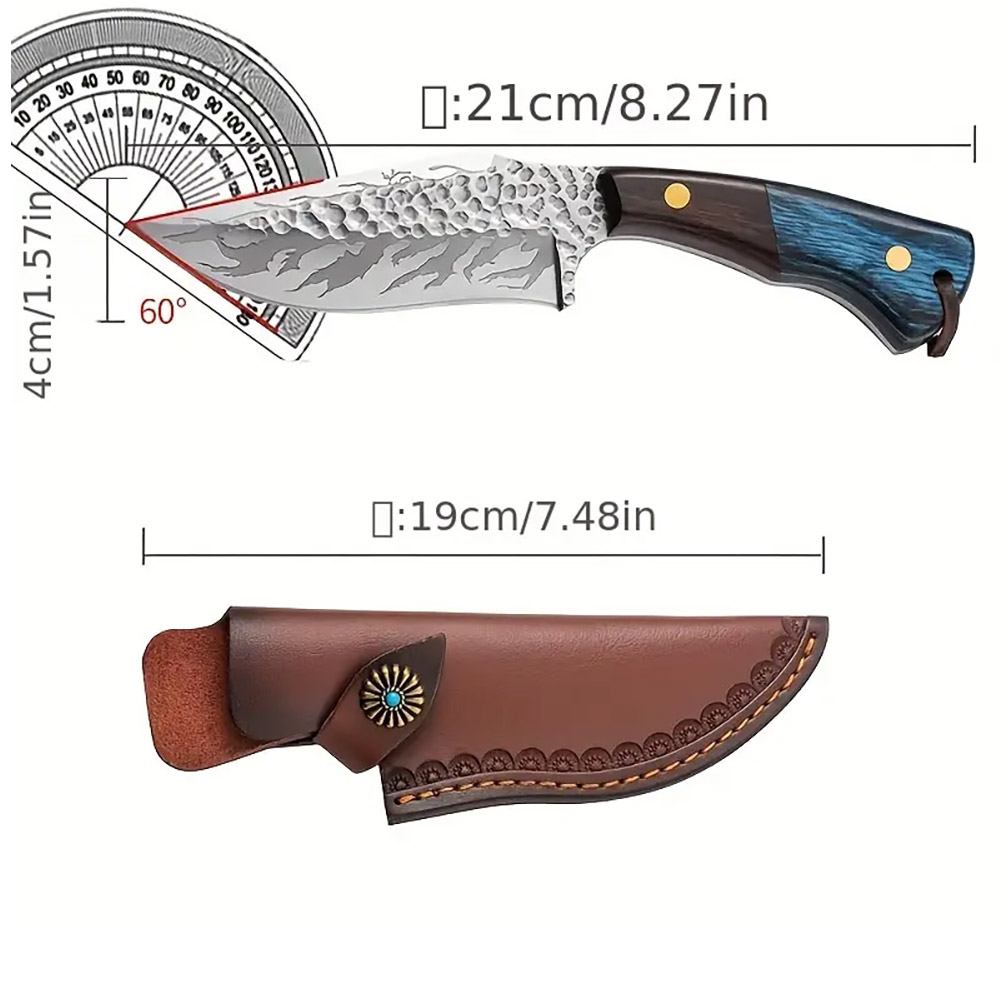 Wayfinder Hand Forge Full Tang Survival Hunting Knife Forged Steel Razor Sharp