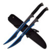 BLUE AND BLACK FANTASY SWORD 27" OVERALL