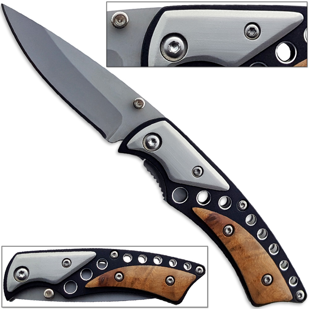 Barracuda Mini Biker Pocket Knife Precision Manual Folder