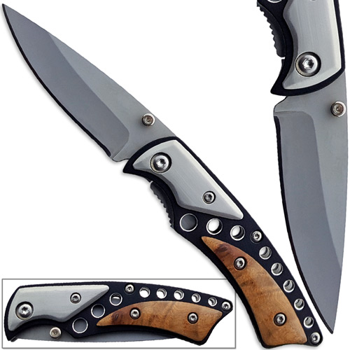 Barracuda Mini Biker Pocket Knife Precision Manual Folder