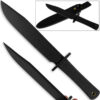 Bear Grip Survival Combat Hunting Knife 14.5in FULL TANG Rubber Divers Grip