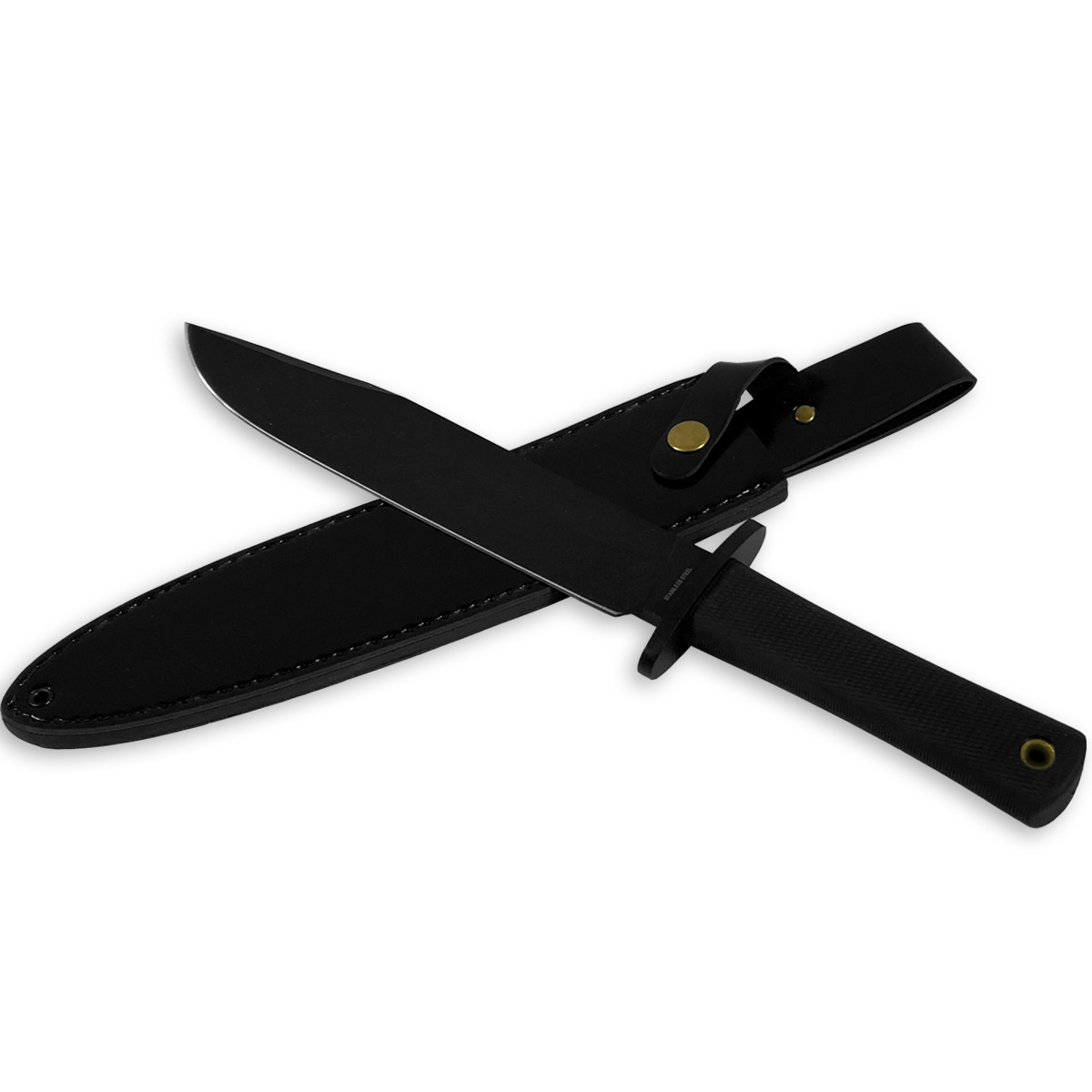 Bear Grip Survival Combat Hunting Knife 14.5in FULL TANG Rubber Divers Grip