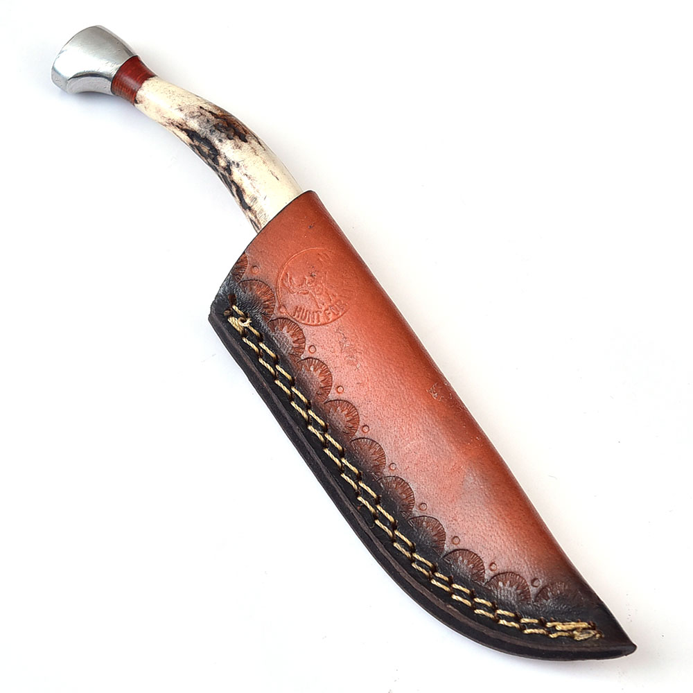 WHITE DEER Karambit Stag Handle Knife 440C Stainless Steel