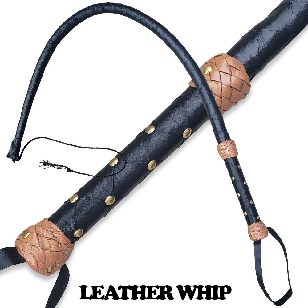 Hand Made Leather Bull Whip Hunter 5FT